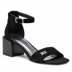 Mules Et Sandales Sandales KARINO - 4301/003-P Czarny/Welur Noir