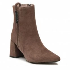 Bottes Et Autres Bottines Karino - 4406/008-P Ciemny Beż Marron