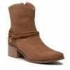 Bottes Et Autres Bottines KARINO - 4320/005-P Rudy/Welur Marron