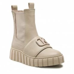 Bottes Et Autres Bottines Chelsea Karino - 4470/001-F Beż/Lico Beige