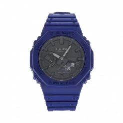 Homme Montre G-Shock - GA-2100-2AER Navy/Navy Bleu Marine