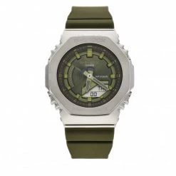 Femme Montre G-SHOCK - GM-S2100-3AER Green/Silver Vert, Argent