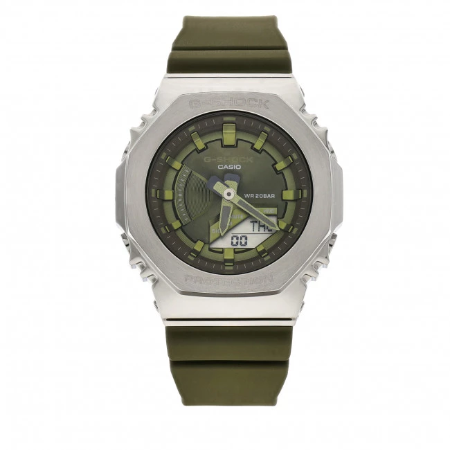 Femme Montre G-SHOCK - GM-S2100-3AER Green/Silver Vert, Argent 3 Femme Montre G-SHOCK - GM-S2100-3AER Green/Silver Vert, Argent