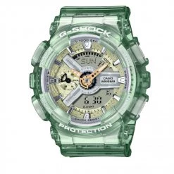 Femme Montre G-Shock - GMA-S110GS-3AER Green/Beige Beige, Vert