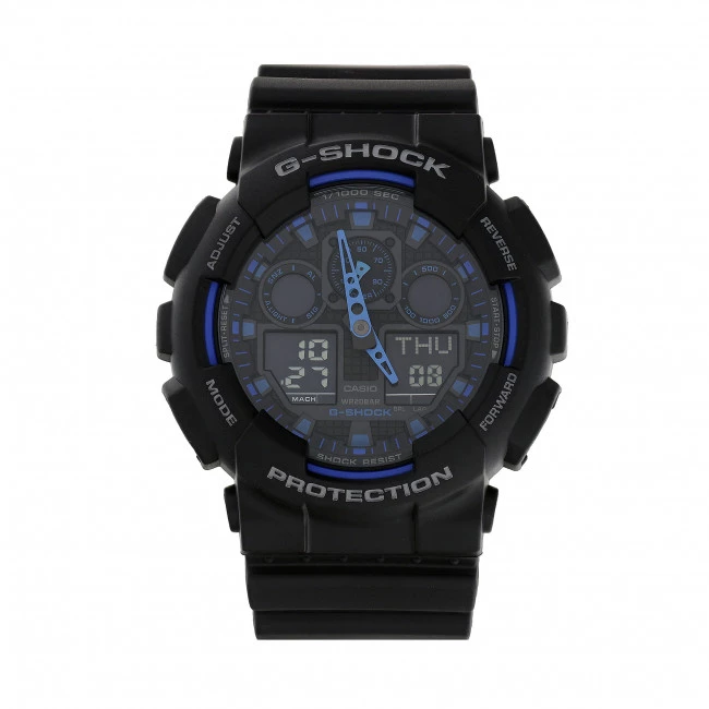 Homme Montre G-Shock - GA-100-1A2ER Black/Black Noir 3 Homme Montre G-Shock - GA-100-1A2ER Black/Black Noir