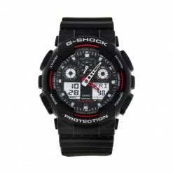 Homme Montre G-Shock - GA-100-1A4ER Black/Black Noir