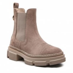 Bottes Et Autres Bottines Chelsea Karino - 4380/007-P Beż/Welur Beige