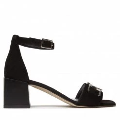 Mules Et Sandales Sandales KARINO - 4059/003-P Czarny/Welur Noir -G-Shock Soldes Magasin 02 0000300314197 kt