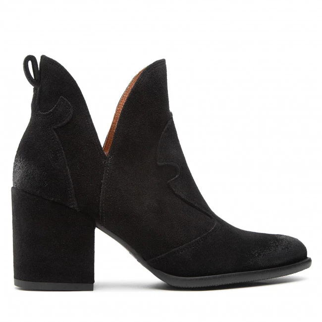 Bottes Et Autres Bottines KARINO - 4472/003-P Czarny/Welur Noir 4 Bottes Et Autres Bottines KARINO - 4472/003-P Czarny/Welur Noir – Image 2