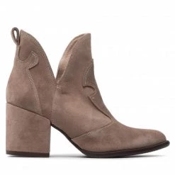 Bottes Et Autres Bottines Karino - 4472/008-P Ebano/Welur Gris -G-Shock Soldes Magasin 02 0000301393221 ks