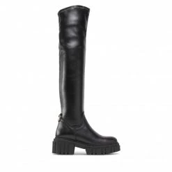 Bottes Et Autres Cuissardes Karino - 3985/126-F Czarny/Lico Noir -G-Shock Soldes Magasin 02 0000301396567 pa 1