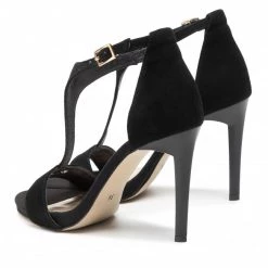 Mules Et Sandales Sandales KARINO - 4173/003-P Czarny Welur Noir -G-Shock Soldes Magasin 03 0000300310908 ki