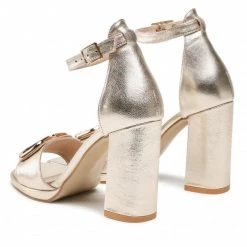 Mules Et Sandales Sandales KARINO - 4213/074-P Złoty/Lico Or -G-Shock Soldes Magasin 03 0000300312896 rz