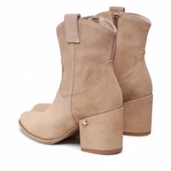 Bottes Et Autres Bottines KARINO - 4254/001-P Beż/Welur Beige -G-Shock Soldes Magasin 03 0000300597835 rz