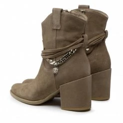 Bottes Et Autres Bottines KARINO - 4278/008 C.Beż/Welur Beige -G-Shock Soldes Magasin 03 0000300597972 mk 1