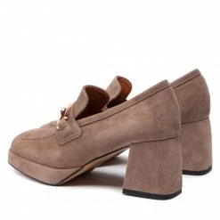 Chaussures Basses KARINO - 4252/008-P C.Beż/Welur Marron -G-Shock Soldes Magasin 03 0000301392569 bs