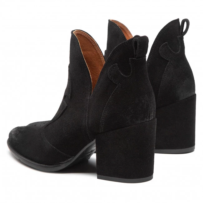 Bottes Et Autres Bottines KARINO - 4472/003-P Czarny/Welur Noir 5 Bottes Et Autres Bottines KARINO - 4472/003-P Czarny/Welur Noir – Image 3