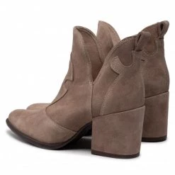 Bottes Et Autres Bottines Karino - 4472/008-P Ebano/Welur Gris -G-Shock Soldes Magasin 03 0000301393221 ks