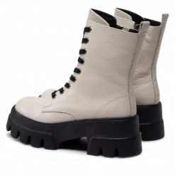 Bottes Et Autres Bottines KARINO - 4403/010-F Biały/Lico Beige -G-Shock Soldes Magasin 03 0000301393566 rz