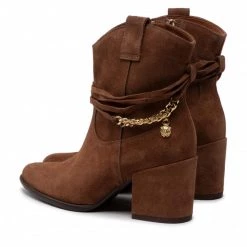 Bottes Et Autres Bottines Karino - 4278/005-P Rudy/Welur Marron -G-Shock Soldes Magasin 03 0000301395614 ks