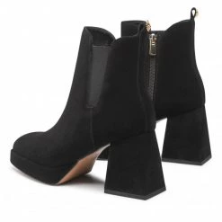 Bottes Et Autres Bottines Karino - 4502/003-P Czarny/Welur Noir -G-Shock Soldes Magasin 03 0000301513155 rz