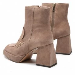 Bottes Et Autres Bottines Karino - 4493/008-P Ebano/Welur Beige -G-Shock Soldes Magasin 03 0000301513230 mf