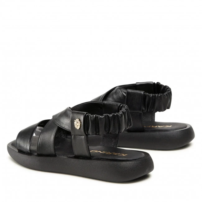 Mules Et Sandales Sandales KARINO - 4409/076-P Czarny/Lico Noir 5 Mules Et Sandales Sandales KARINO - 4409/076-P Czarny/Lico Noir – Image 3