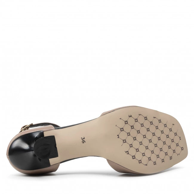 Mules Et Sandales Sandales KARINO - 4109/007-P Ciemny Beż/Lico Beige 6 Mules Et Sandales Sandales KARINO - 4109/007-P Ciemny Beż/Lico Beige – Image 4