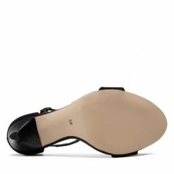 Mules Et Sandales Sandales KARINO - 4173/003-P Czarny Welur Noir -G-Shock Soldes Magasin 04 0000300310908 ki