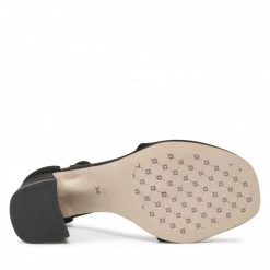 Mules Et Sandales Sandales KARINO - 4213/003-P Czarny Welur Noir -G-Shock Soldes Magasin 04 0000300312865 rz