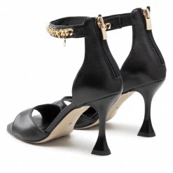 Mules Et Sandales Sandales KARINO - 4113/076-P Czarny/Lico Noir -G-Shock Soldes Magasin 04 0000300313510 plj