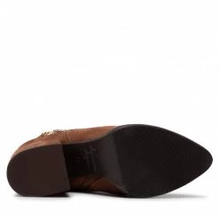 Bottes Et Autres Bottines Karino - 4278/005-P Rudy/Welur Marron -G-Shock Soldes Magasin 04 0000301395614 ks