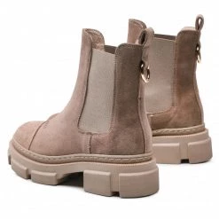 Bottes Et Autres Bottines Chelsea Karino - 4380/007-P Beż/Welur Beige -G-Shock Soldes Magasin 04 0000301394068 mt