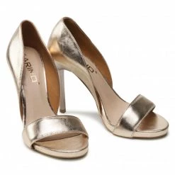 Mules Et Sandales Sandales KARINO - 4121/123-P Białe Złoto/Lico Or -G-Shock Soldes Magasin 05 0000300310502 rz