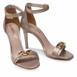 Mules Et Sandales Sandales KARINO - 4061/074-P Złoty/Lico Or -G-Shock Soldes Magasin 05 0000300310687 mk