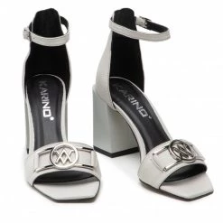 Mules Et Sandales Sandales KARINO - 4002/021-P Szary/Lico Gris -G-Shock Soldes Magasin 05 0000300310717 kt