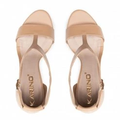 Mules Et Sandales Sandales KARINO - 4173/007-P C.Beż/Lico Beige -G-Shock Soldes Magasin 05 0000300310922 kt