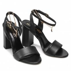 Mules Et Sandales Sandales KARINO - 3799/076-P Czarny Lico Noir -G-Shock Soldes Magasin 05 0000300311059 rz