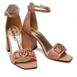 Mules Et Sandales Sandales KARINO - 4002/007-P C.Beż/Lico Rose -G-Shock Soldes Magasin 05 0000300312957 rz