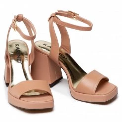 Mules Et Sandales Sandales KARINO - 4217/007-P J.Beż/Lico Beige -G-Shock Soldes Magasin 05 0000300313374 kt