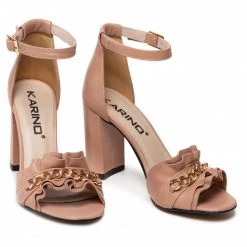 Mules Et Sandales Sandales KARINO - 4167/007-P Beż/Lico Rose -G-Shock Soldes Magasin 05 0000300313619 ki 1