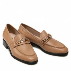 Chaussures Basses Loafers KARINO - 4185/007-P C.Beż/Lico Marron -G-Shock Soldes Magasin 05 0000300597514 rz