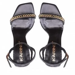 Mules Et Sandales Sandales KARINO - 4312/076-P Czarny/Lico Noir -G-Shock Soldes Magasin 05 0000300597767 rz