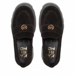 Chaussures Basses KARINO - 4488/003-P Czarny/Welur Noir -G-Shock Soldes Magasin 05 0000301391838 ph