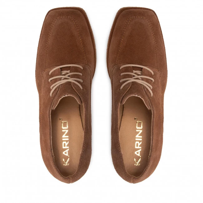 Chaussures Basses Karino - 4340/008 Rudy/Welur Marron 7 Chaussures Basses Karino - 4340/008 Rudy/Welur Marron – Image 5