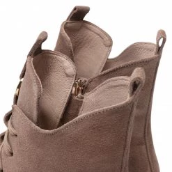 Bottes Et Autres Bottes De Randonnée Karino - 4388/008-P Ciemny Beż/Welur Marron -G-Shock Soldes Magasin 05 0000301393436 rz