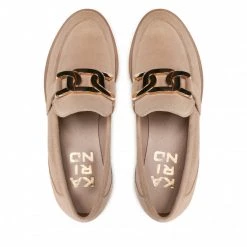 Chaussures Basses KARINO - 4186/026-P Beż/Welur Beige -G-Shock Soldes Magasin 05 0000301396949 rz