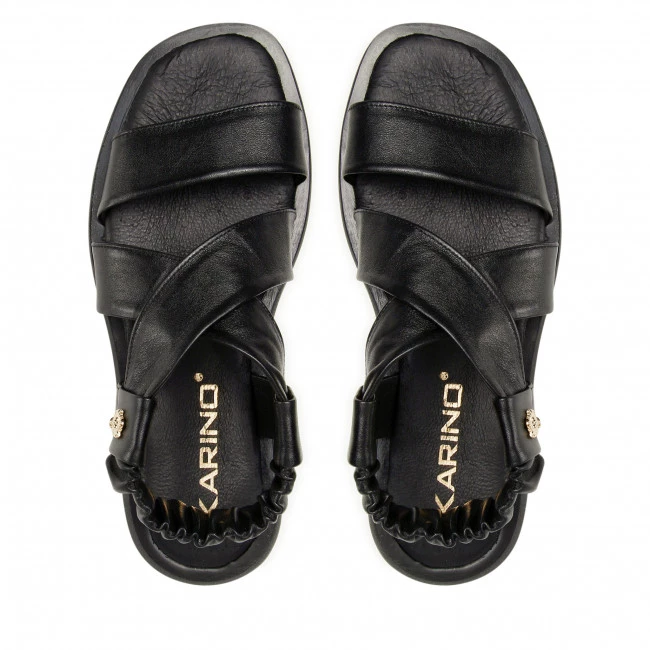 Mules Et Sandales Sandales KARINO - 4409/076-P Czarny/Lico Noir 7 Mules Et Sandales Sandales KARINO - 4409/076-P Czarny/Lico Noir – Image 5