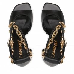 Mules Et Sandales Sandales KARINO - 4014/076 Czarny Lico Noir -G-Shock Soldes Magasin 06 0000300310021 rz