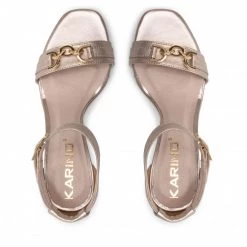 Mules Et Sandales Sandales KARINO - 4061/074-P Złoty/Lico Or -G-Shock Soldes Magasin 06 0000300310687 mk